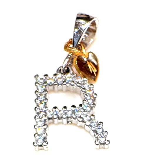 Pendente Sommer Donna ALFABETO in Oro bianco Cubic Zirconia R ZIRC P US/Z 0.90 BR - R ZIRC P US/Z 0.90 BR